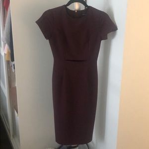 Babaton fitted dress with slit